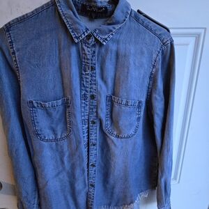 Velvet Heart Light Blue Denim Shirt